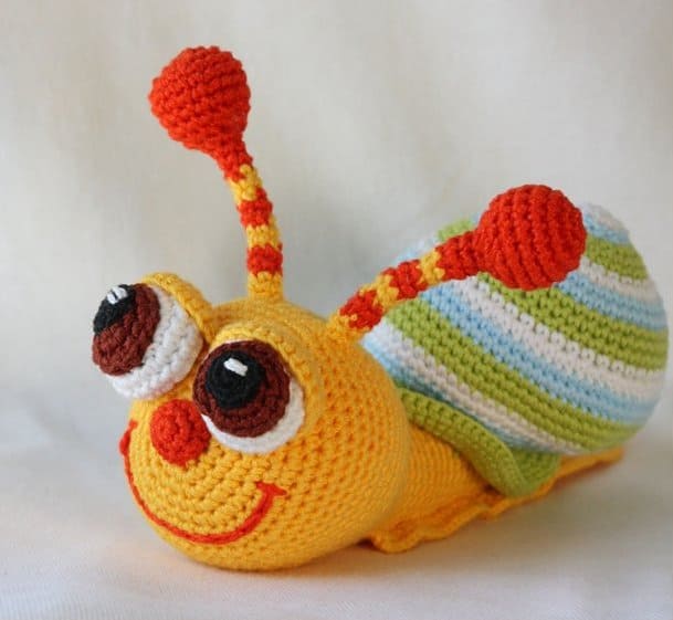 pop-eyed snail crochet pattern free FUDHECL