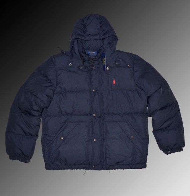 Ralph Lauren Winter Jackets polo ralph lauren men worth navy elmwood down quilted winter jacket coat  sz. YXRPGWR