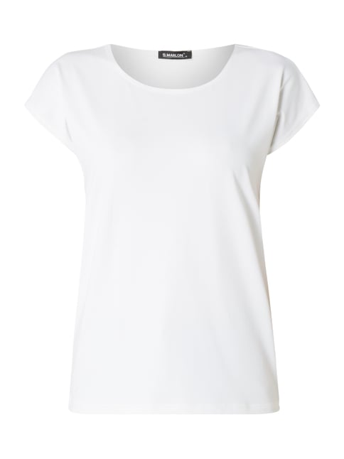 S.Marlon T-shirts t-shirt mit rundhalsausschnitt weiß - 1 s.marlon ... TGYNSDH