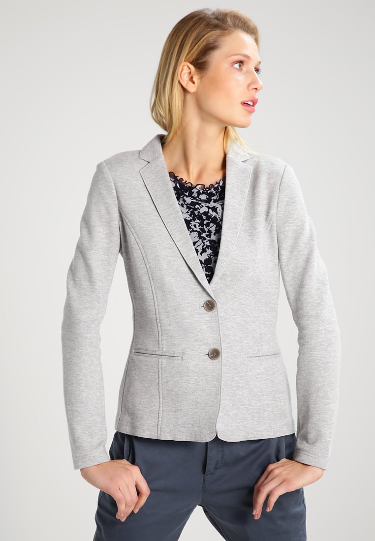 S.OLIVER BLAZER s.oliver blazer - grey melange women clothing jackets blazers mottled AFGEVHG