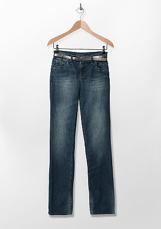 s.Oliver Jeans smart bootcut: jeans with a studded belt from s.oliver UGHRAYY