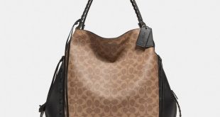 Shoulder Bags edie shoulder bag 42 in signature canvas with whipstitch ... DZUHXMZ