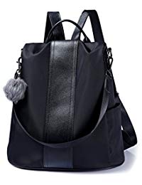Shoulder Bags women backpack purse waterproof nylon anti-theft rucksack lightweight  school shoulder bag EURSVNB