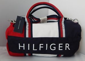 TOMMY HILFIGER BAGS image is loading new-tommy-hilfiger-kids-mini-gym-signature-duffle- HBGOQKD