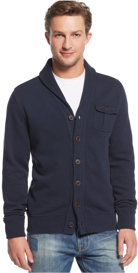 Tommy Hilfiger cardigans ... tommy hilfiger kevin shawl collar cardigan sweater euro DHMJCGE