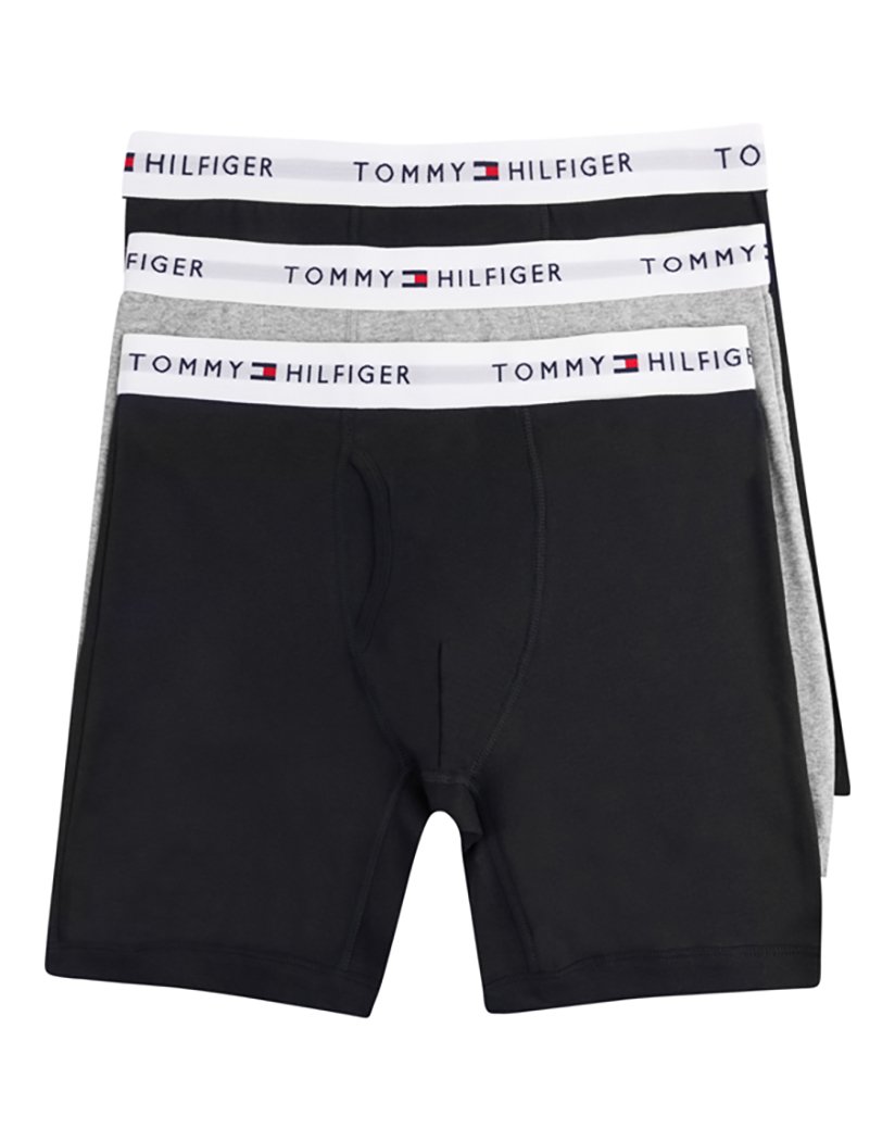 Tommy Hilfiger Underwear black/grey/black front 3-pack classic boxer briefs RJDXQUN
