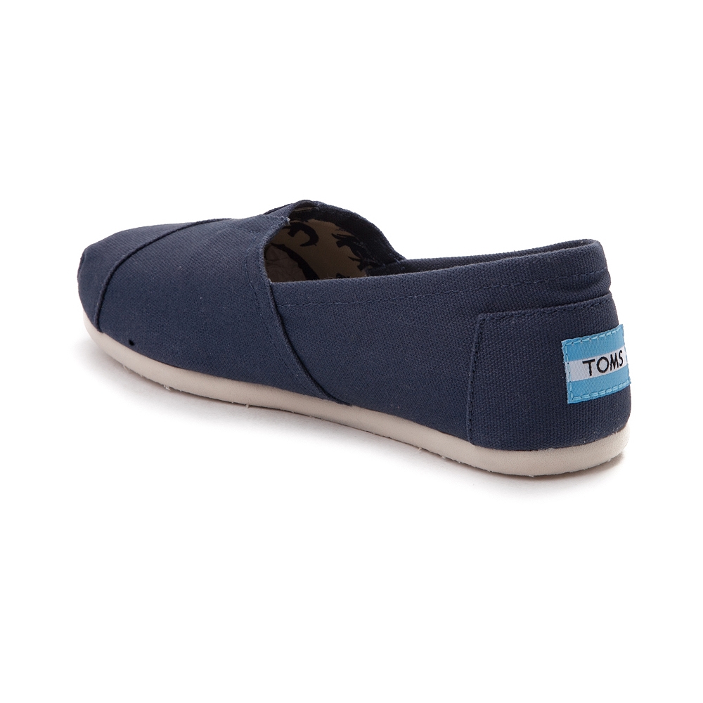 Tom’s Shoes ... alternate view: womens toms classic slip on casual shoe - navy - alt2  ... JHOSKOX