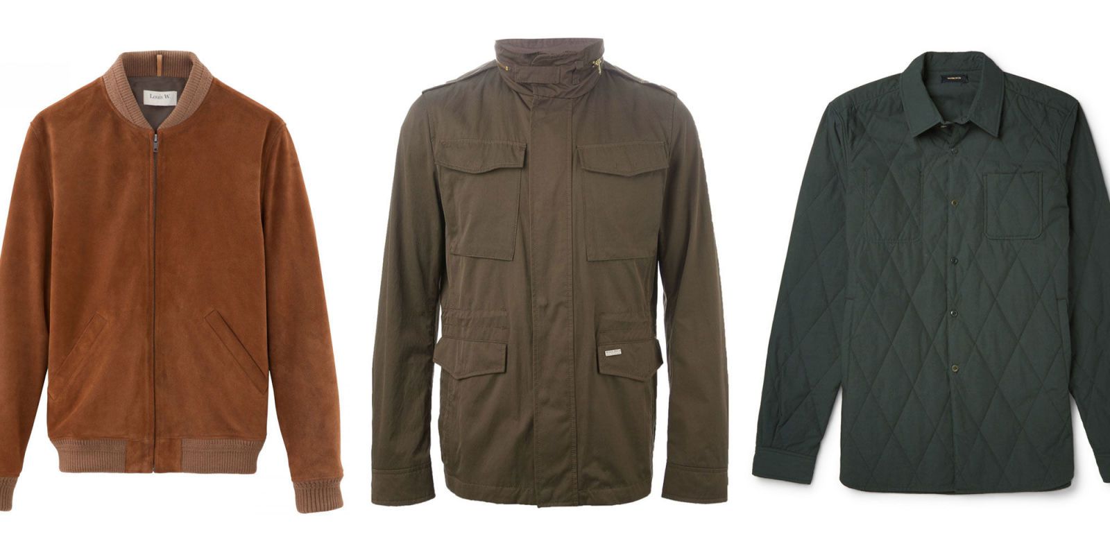 Transition jackets from bombers to field coats, a roundup of the best outerwear for the season  ahead. VBIXPSM