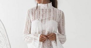 Transparent Blouses 2018 gumprun 2018 summer women sexy lace transparent blouse shirt eleflare  sleeve long sleeve blouses WIHGBUE