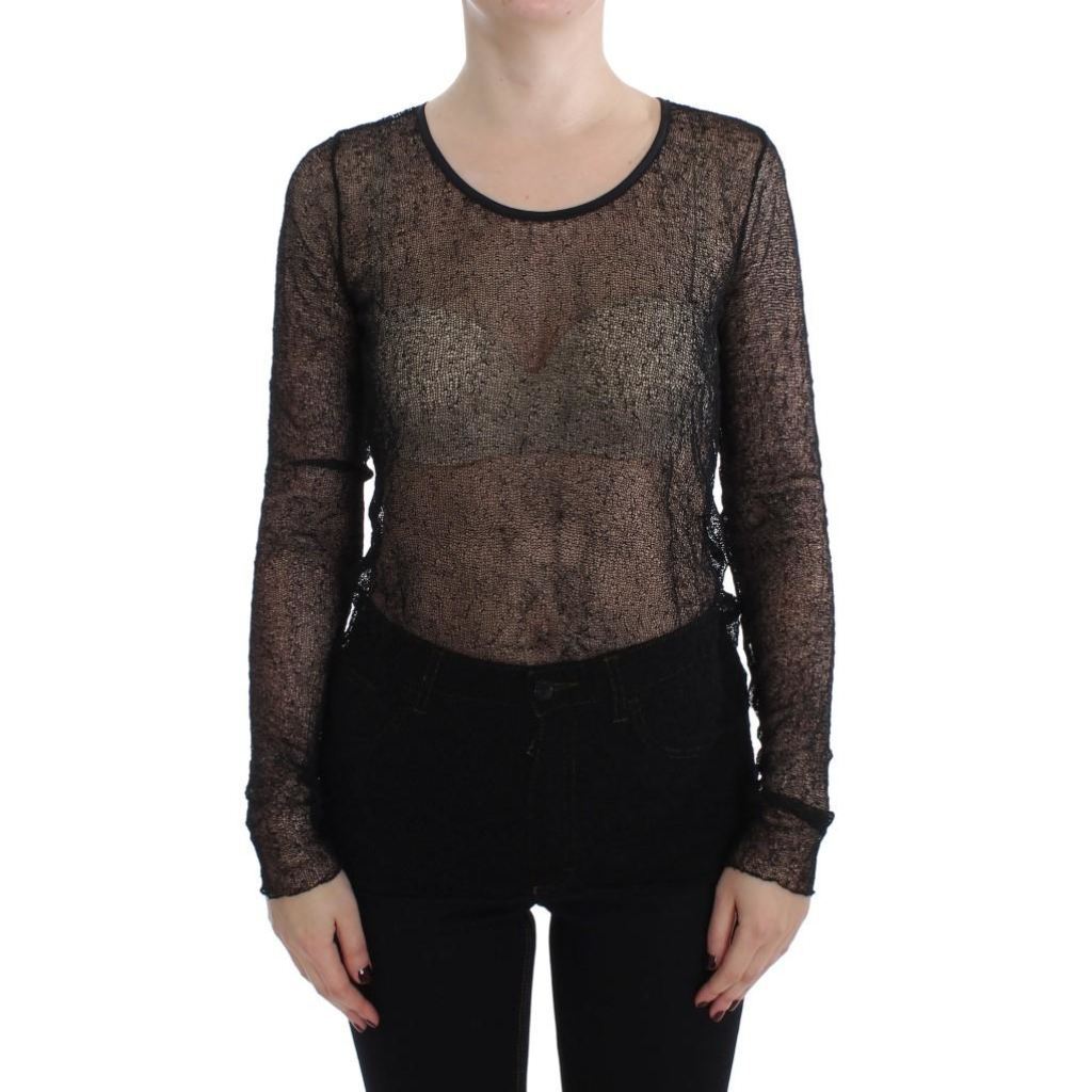 Transparent Blouses black transparent blouse top RVKGJWP