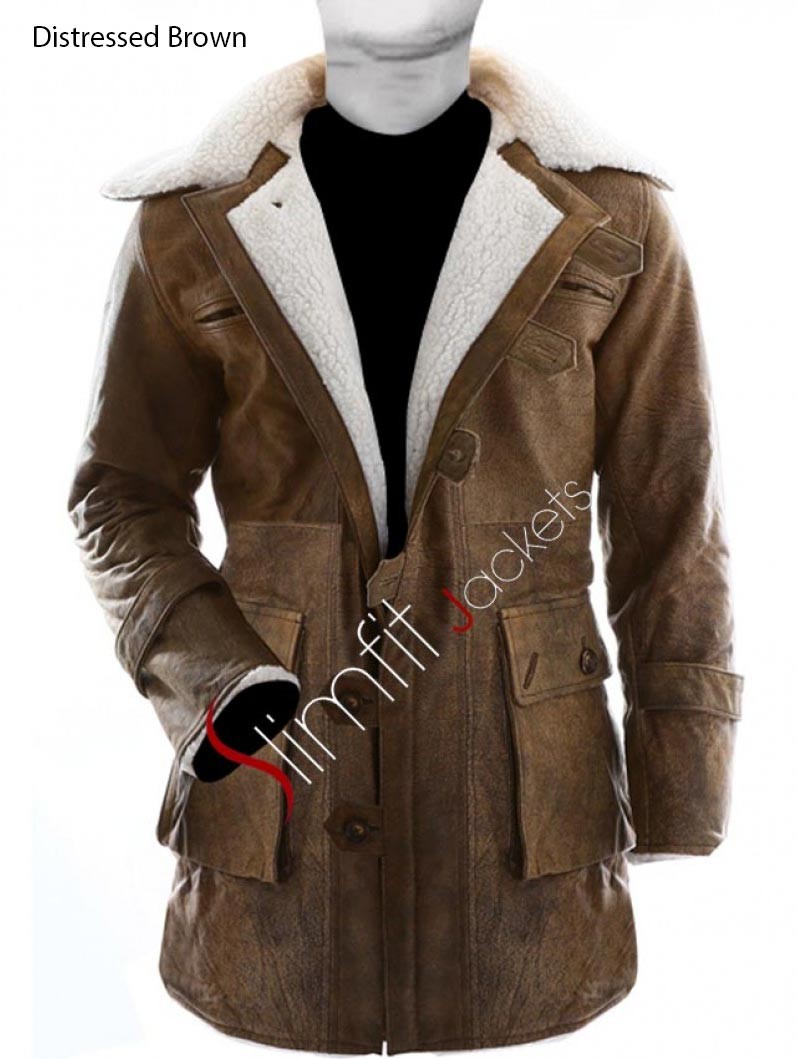 Trench coats for men and women dark knight rises replica bane fur trench coat men/women LQASIBE