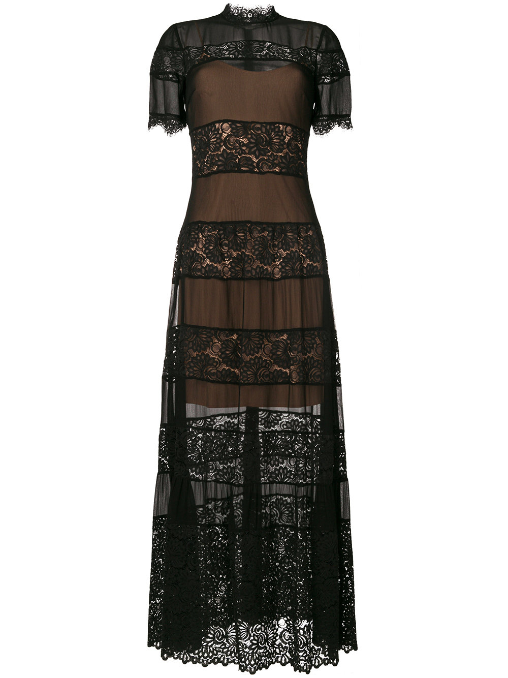 TWIN SET DRESSES twin-set lace detail dress black 00006 women designer fashion,twin set  dresses online,new york IFFRQYD