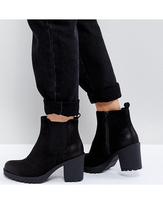 Vagabond Shoes vagabond grace black leather ankle boots - black.  CHMNSFE