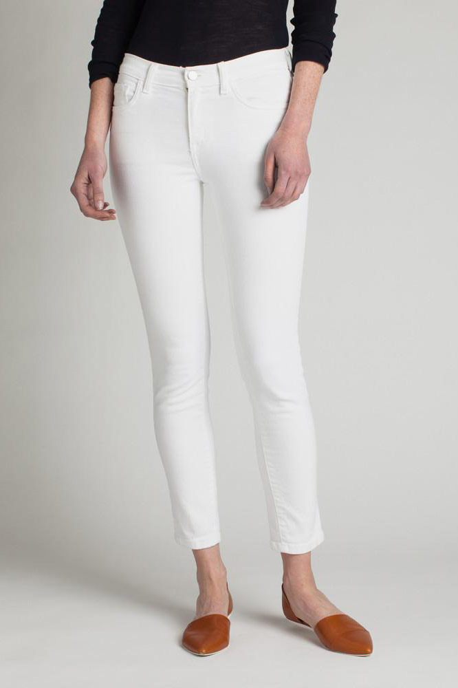 white jeans industry standard odette midrise skinny UTCHBZG