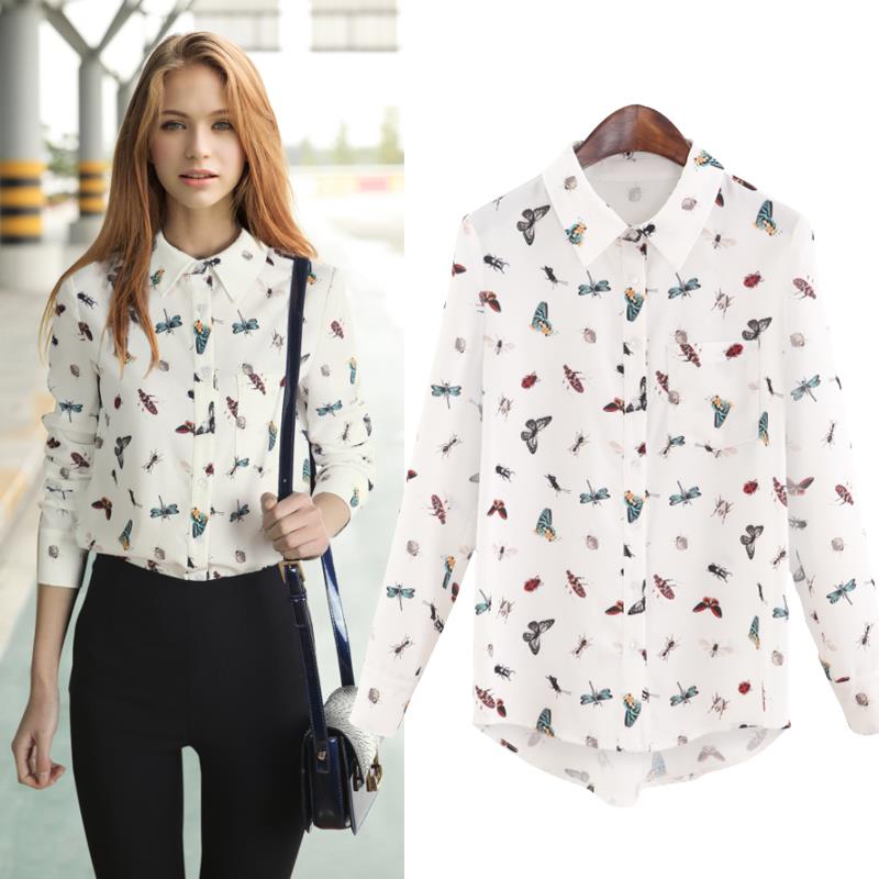 Womens Print Shirts compare prices on printed blouse for women- online shopping/buy . ESRSXYN