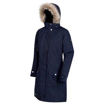 Women’s Outdoor Jackets lumexia ii waterproof insulated parka jacket navy SMBKDYL