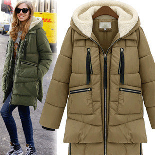 women’s winter down coats down coat women winter long 2015 hot korea wide waisted zipper loose warm UTZRPTJ