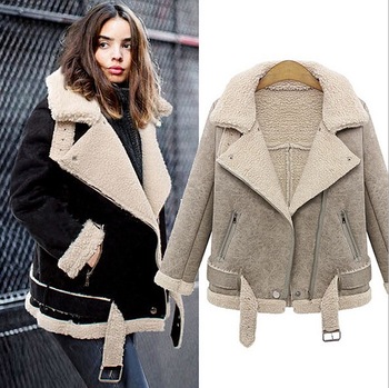 Women’s Winter Short Coats ey0227a womens winter short shearling sheepskin coat OTIJBOW