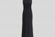 YOUNG COUTURE EVENING DRESSES noble evening dress in black from young couture LHPUCRO