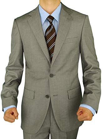 GN GIORGIO NAPOLI Presidential Men's 2 Button Suit Separate Coat Blazer (36  Short US /