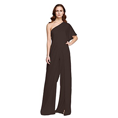 LightInTheBox Women's Rompers and Jumpsuits One Shoulder Floor