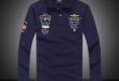 2016 Air Force One Aeronautica Militare Poloshirt Long Sleeve Men's shirts  Brand Clothing A.M. Air Force one polo shirts 813-in Polo from Men's  Clothing ...