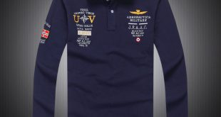 2016 Air Force One Aeronautica Militare Poloshirt Long Sleeve Men's shirts  Brand Clothing A.M. Air Force one polo shirts 813-in Polo from Men's  Clothing ...