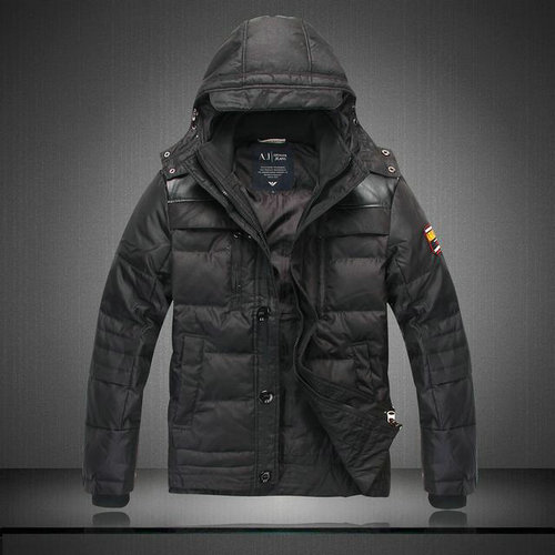 Warm Jackets Armani Jeans Aj Hoodie Fashion Winter Warm Black Popular  Suitable For Winter Walks
