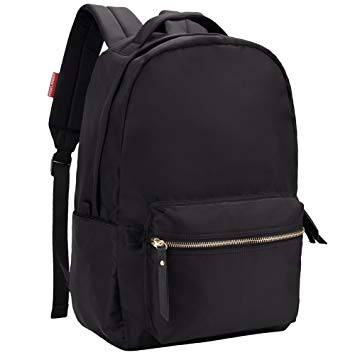 HawLander Nylon Backpack for Women - Lightweight,Small Size,Black