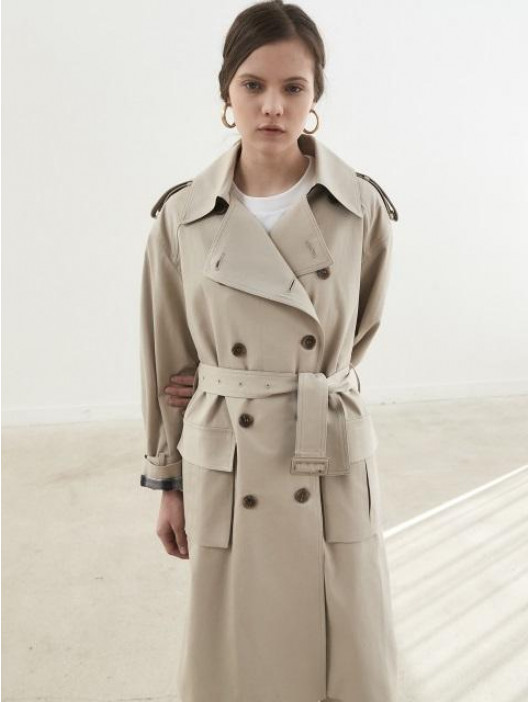 Outfit variety guaranteed with a trench coat in beige