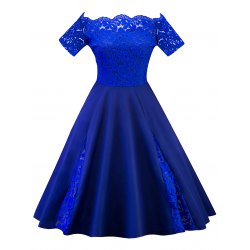 Wholesale Plus Size Lace Party Dress 5xl Royal Blue Online. Cheap Plus Size  Summer Dress And Plus Size Black Sheath Dress on Rosewholesale.com