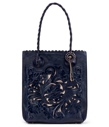 Patricia Nash Burnished Tooled Collection Cavo Tote