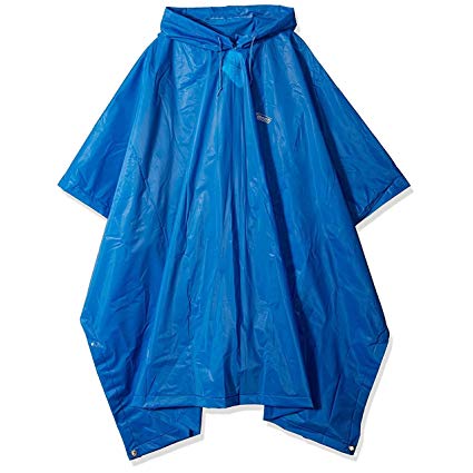 Coleman Rain Poncho | Adult Waterproof Poncho, One Size, Blue