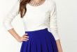On and On Royal Blue Skirt
