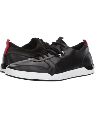 BOSS Hugo Boss - Fusion Leather Sneaker by HUGO (Black) Men's Lace up casual