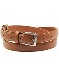 Womens Skinny Leather Belt Solid Color Pin Buckle Simple Waist Belts  Christmas Gifts