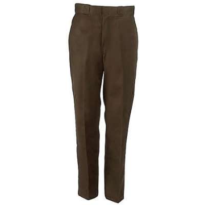 Dickies Work Clothes: Men's Poly Blend Flat Work Pants 874DB