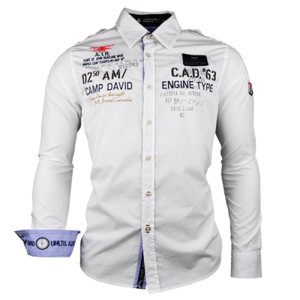 CAMP DAVID SHIRTS – Solid shirts by Camp David – sporty and simple