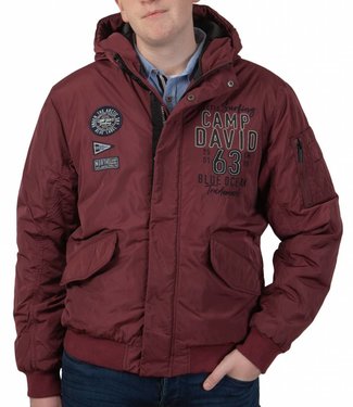 Camp David Camp David ® Padded jacket with artwork and hood