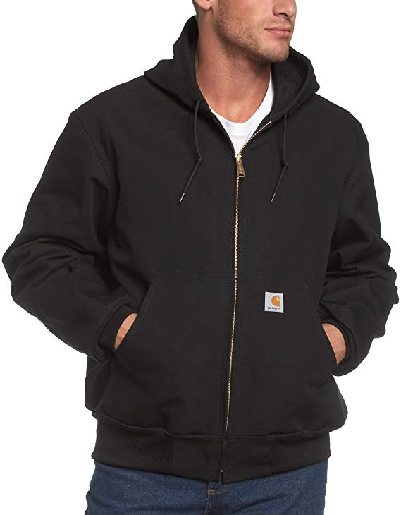 Amazon.com: Carhartt Men's Thermal Lined Duck Active Jacket J131: Work  Utility Outerwear: Clothing