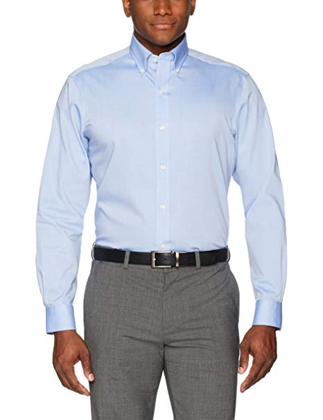 Amazon.com: Buttoned Down Men's Classic Fit Button-Collar Solid Non