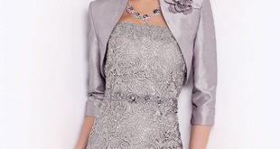 Short lace dress and bolero ...