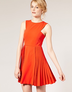 ASOS Tailored Dress With Pleated Skirt:: $71.72