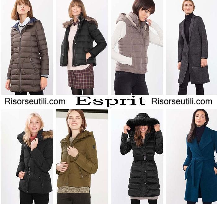 Down jackets Esprit fall winter 2016 2017 for women