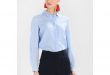 Esprit Womenu0027s Shirt Button Shirt collar light blue Shirts Womens Clothing  - FCO7KH53V