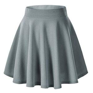 Feminine and basic flared skirt. Flared skirt for all seasons. Pull On  closure