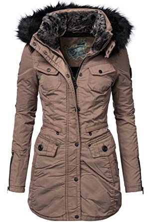 Khujo Women Winter Jacket Chives Rose Size S: Amazon.co.uk: Clothing