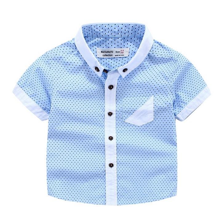 Handsome Baby Clothing For Wedding Gentle Boys Dots Summer Short Sleeve Shirt  Boy Tops 100%cotton Shirts Boy Kids Clothes Custom T Shirts For Toddlers ...
