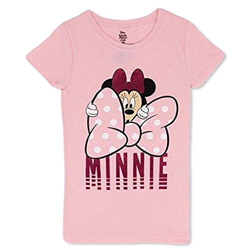 Minnie Mouse Girls T-Shirt - Cute Disney Shirts for Girls Kids