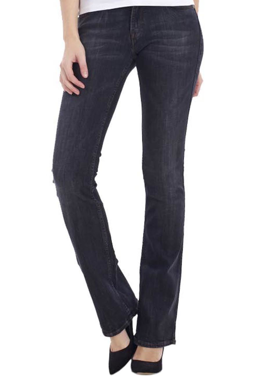 Sentinel Ladies Bootcut Jeans Womens Blue Cotton Indigo Slimboot Denim  Bootleg Pants